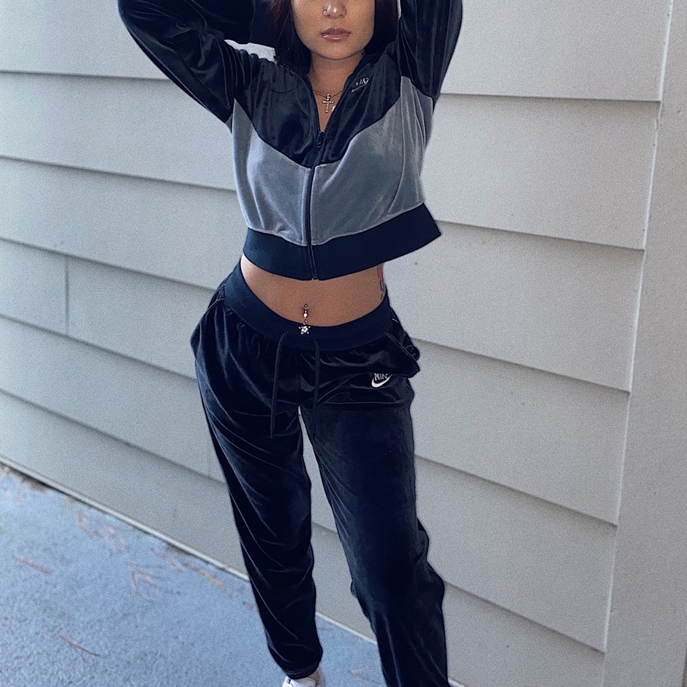 Velvet Nike tracksuit